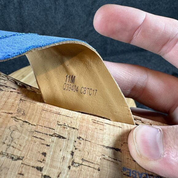 Korks Women's Flip Flop Sandals Blue Size US 11 - Picture 6 of 6